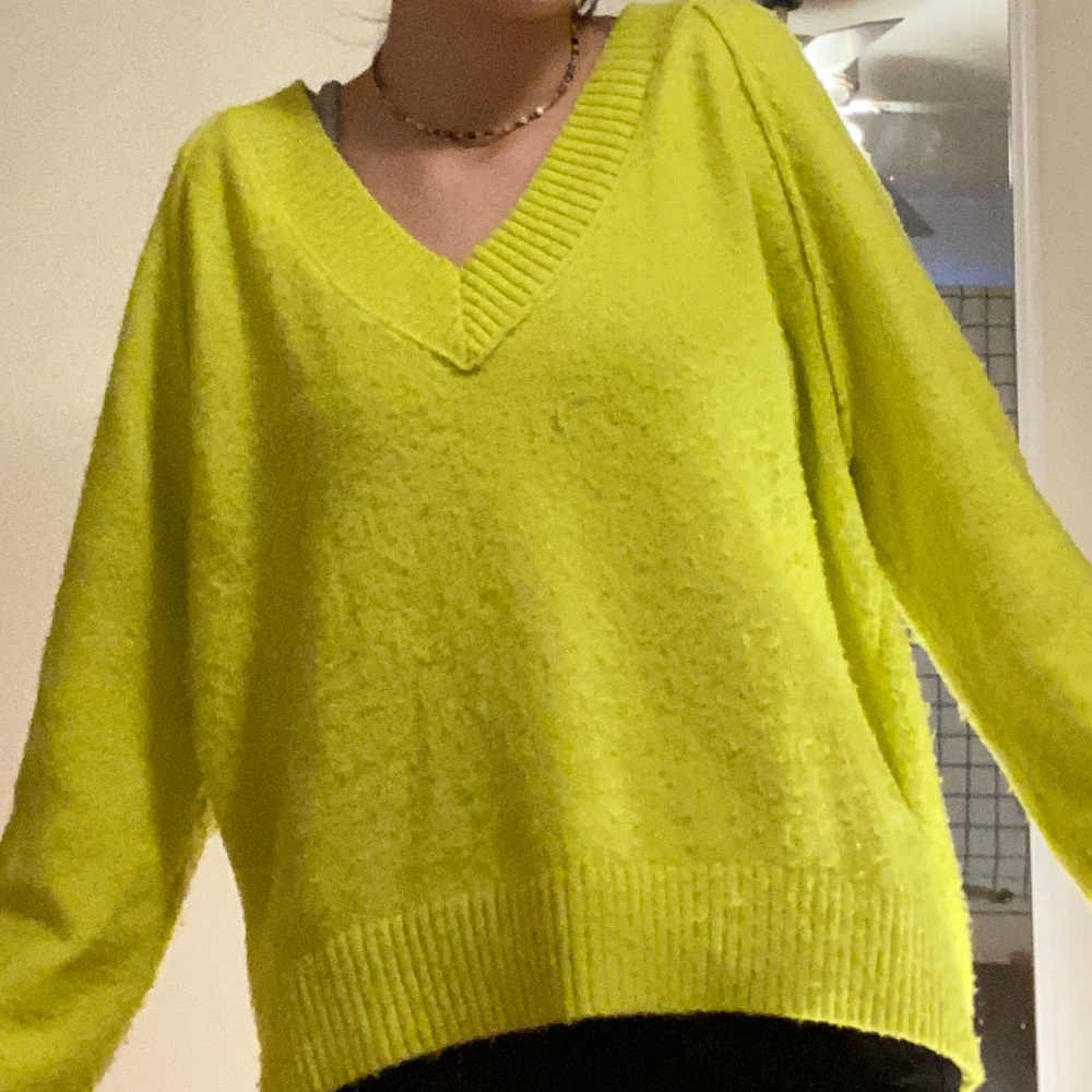 Yummy sweater co. Stretchy Neon Sweater